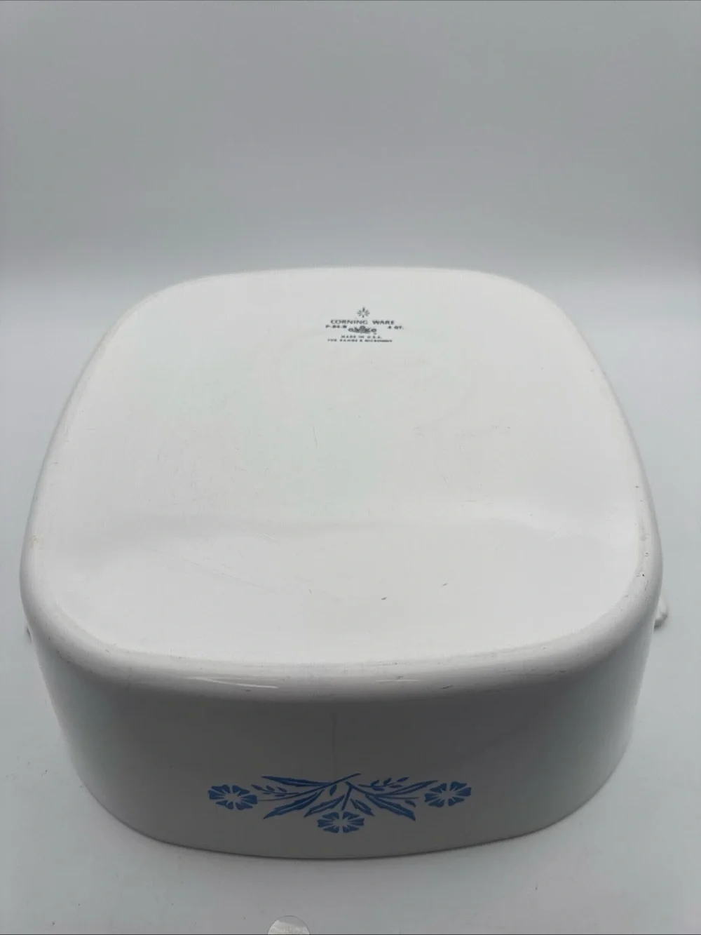 Corning Ware P-84-B Blue Cornflower 4 Qt Dutch Oven A-12-C Lid Vintage